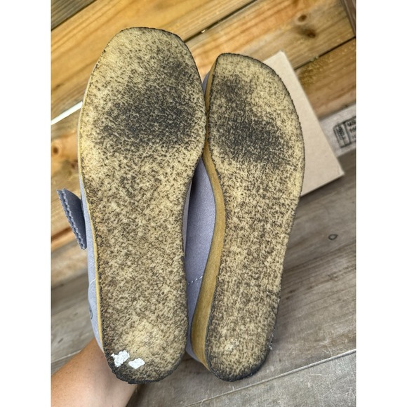 [26165991] MENS CLARKS Original WALLABEE Size‎ 11M Made In Portugal Excellent - Picture 13 of 16